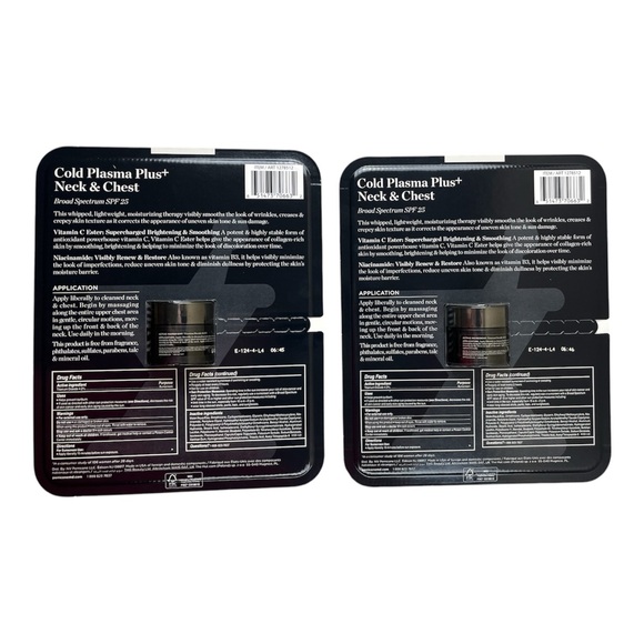 Lot of 2 Perricone MD Cold Plasma Plus+ Neck & Chest Broad Spectrum SPF 25 1oz - Picture 2 of 2
